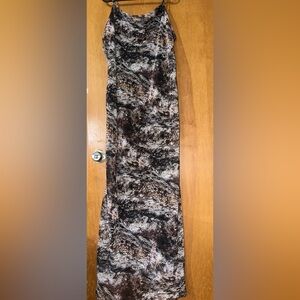 ASOS DESIGN CURVE SNAKE PRINT MAXI DRESS